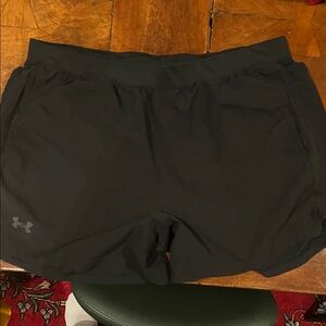 Under Armour Liner-Less Dark Athletic Shorts